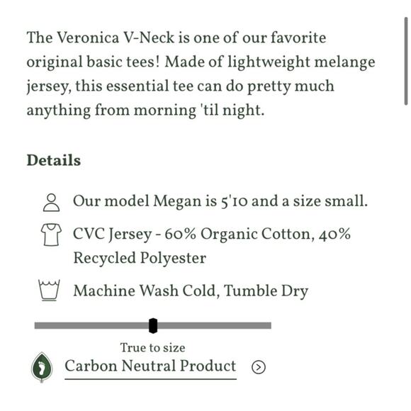 NWT Threads 4 Thought Veronica Gray T Shirt Sz Large - Picture 4 of 11